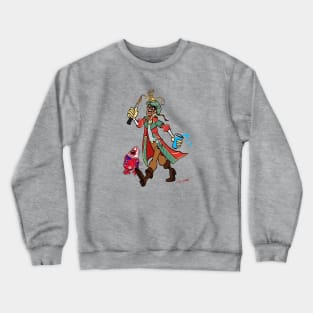 Hondo Ohnaka visits Galaxy's Edge (TechnoRetro Dads Version) Crewneck Sweatshirt